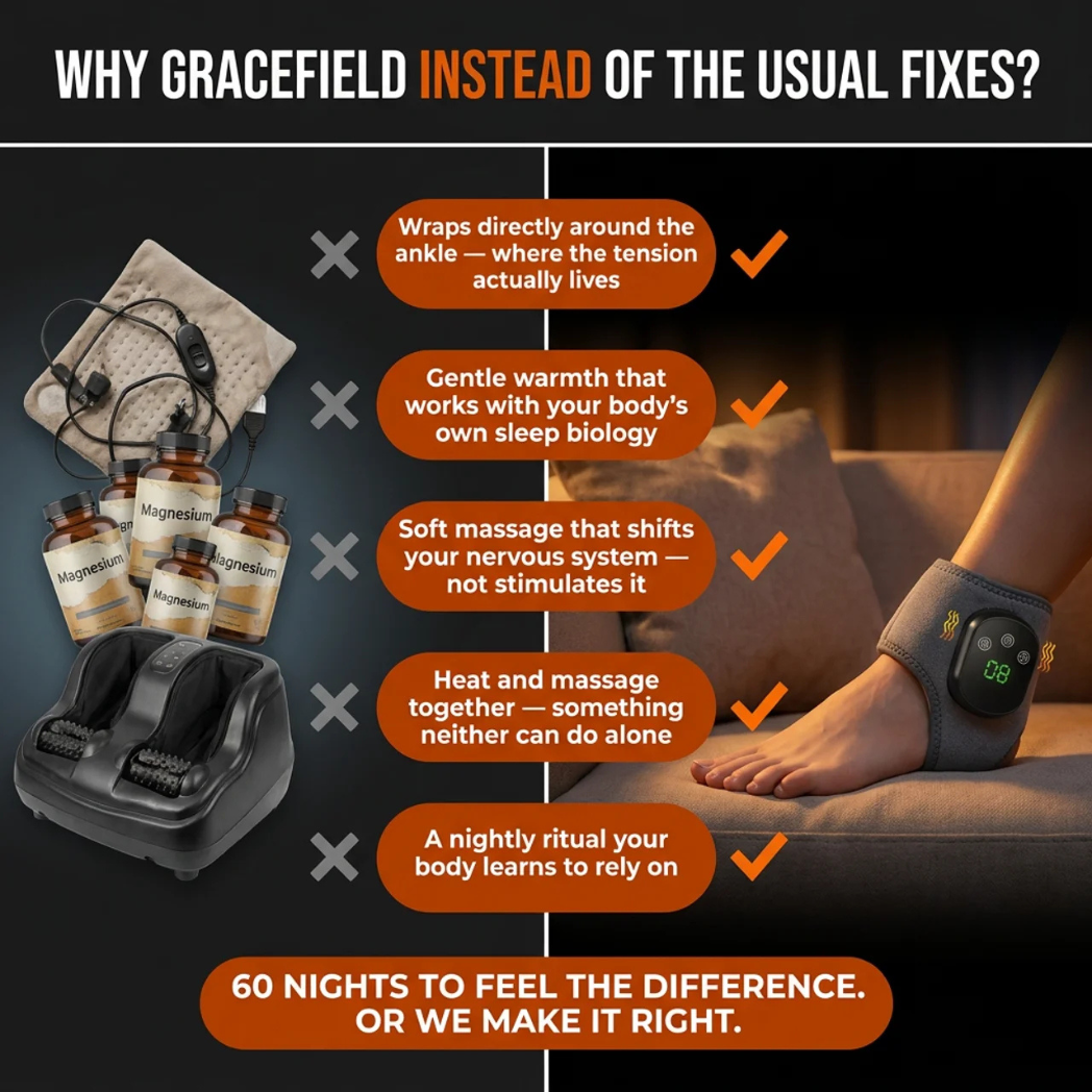 GraceField™ Heated Ankle Massager