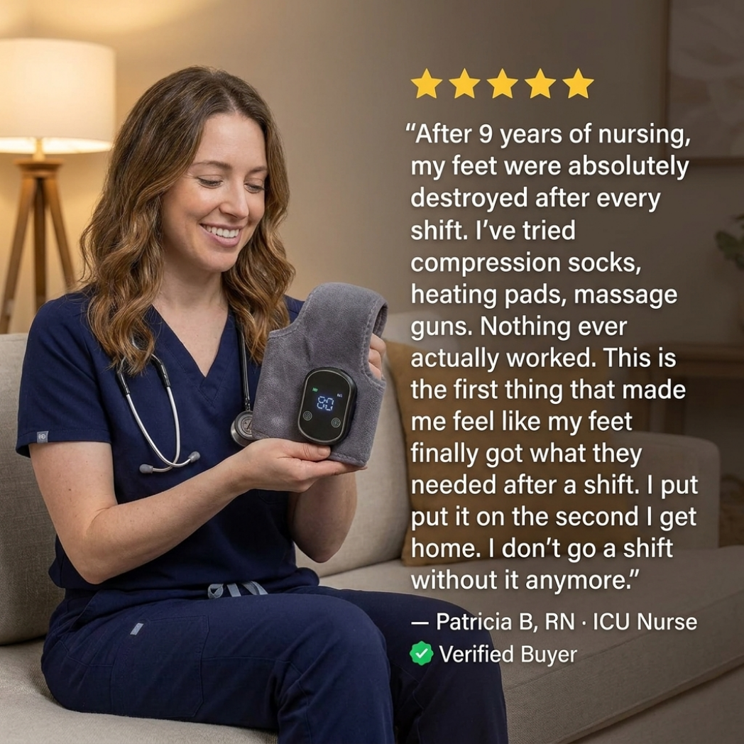 GraceField™ Heated Recovery Ankle Massager